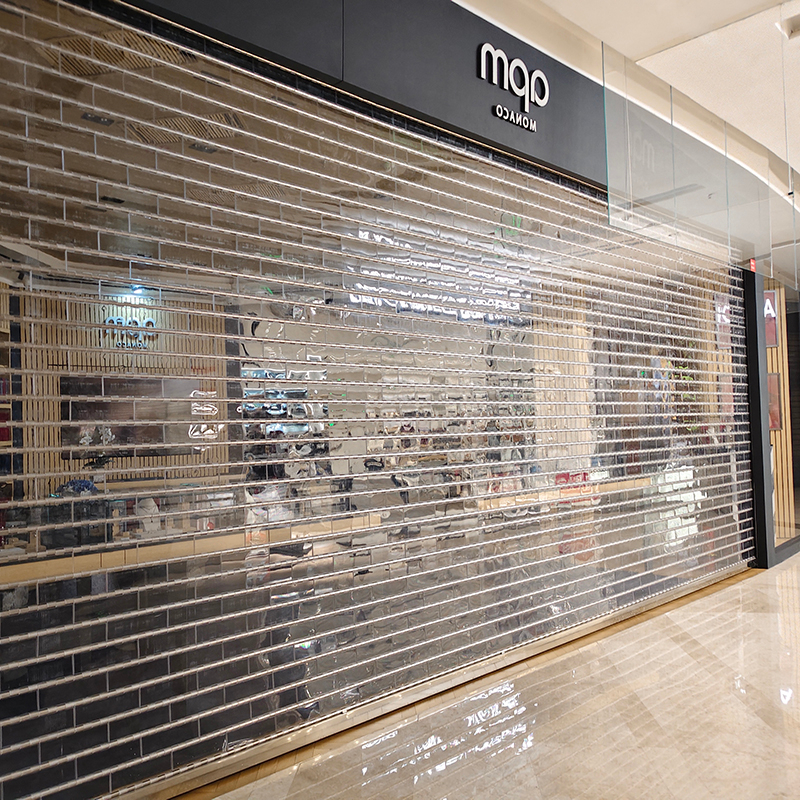 باب شفاف من الفولاذ المقاوم للصدأ