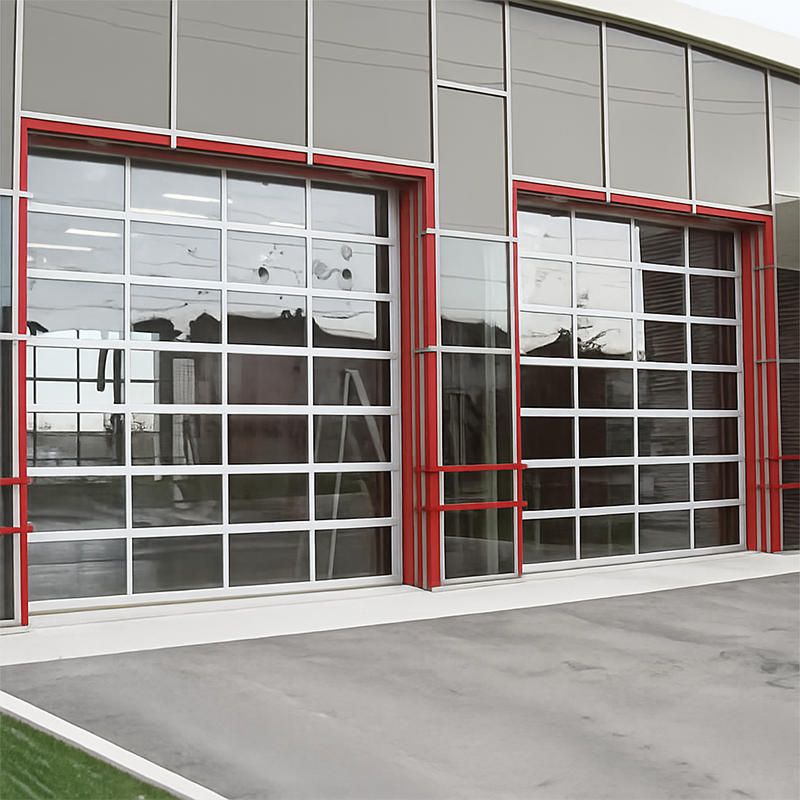 باب المرآب الزجاجي الكامل